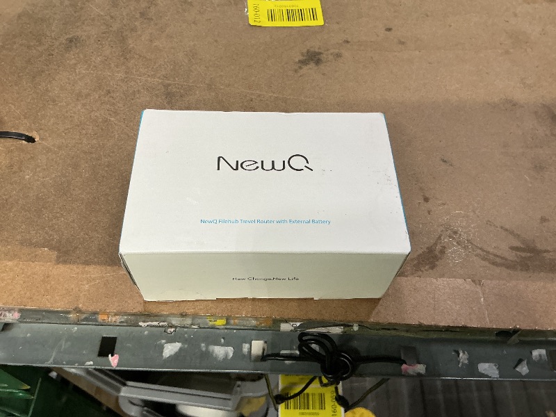Photo 1 of *UNTESTED*
NewQ Filehub AC750 Travel Router: Portable Hard Drive SD Card Reader & Mini WiFi Range Extender for Travel | Wireless Access External Harddrive & USB Storage Device to Backup Photo & Files from iPhone