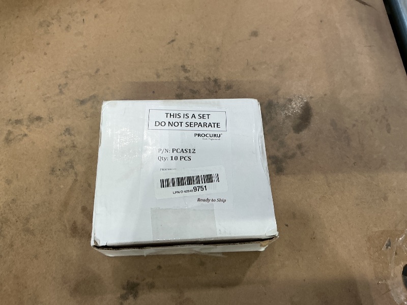 Photo 1 of [10-Pack] PROCURU Heavy Duty Angle Stop Valve 1/2" Nominal (5/8" OD) Compression x 3/8" OD, 1/4-Turn Operation (PCAS12-10P)