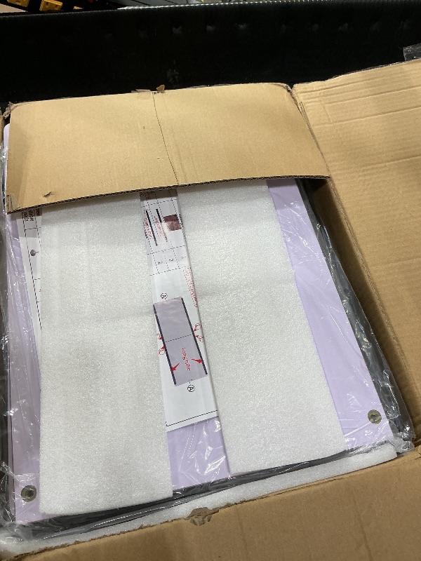 Photo 1 of **MISSING HARDWARE UNKNOWN**SUOERNUO Shoe Rack Organizer 5 Tier for Closet Entryway Free Standing Metal Storage Shoe Shelf with MDF Top Board?Black+Rustic Brown