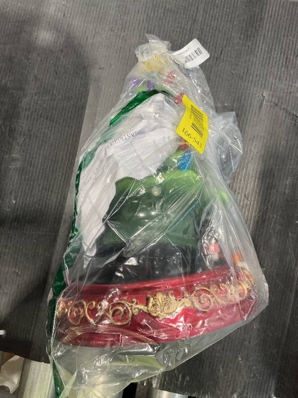 Photo 3 of Animated Musical Christmas Decorations with Rotating Train - 10.5" Lighted Up Ceramic Christmas Tree with 38 Multicolored Lights for Xmas Decor Gift, Tabletop Decorative Christmas Ornaments