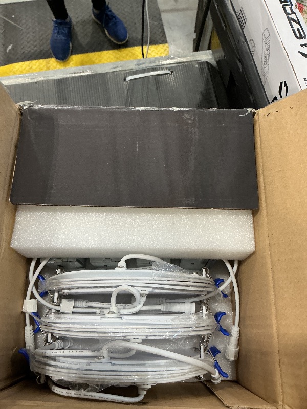 Photo 1 of *USED*
Ensenior 6 Pack 6 Inch LED Recessed Light, Dimmable, 2700K-5000K 5CCT, 1200LM High Brightness, 12W 120V, Damp Rated, ERL-12X-ETL, Ultra-Thin Canless Wafer Ceiling Light - ETL & FCC & IC