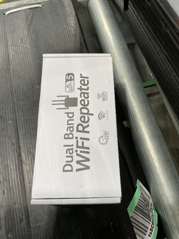 Photo 1 of 1200Mbps WiFi Extender Signal Booster – Dual Band WiFi Speed Enhancer, EasyMesh Compatible, 4 Directional Antennas (12880 Sq.ft),WiFi Booster Supports 105 Devices, Ethernet Port and Easy Setup