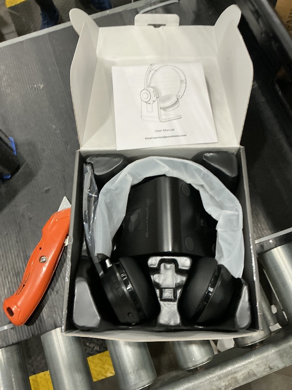 Photo 1 of (Upgraded Version) Wireless Headset, Bluetooth Headset with Noise Cancelling Microphone, Best Headphones with Mic Mute & USB Dongle for PC/Computer/Laptop/Cell Phones/Remote Work/Call Center