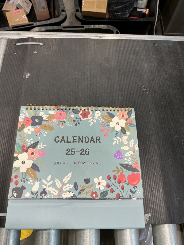 Photo 1 of 2026 Desk Calendar - Standing Flip 2026 Desktop Calendar, 10" x 8", Jan 2026 - Dec 2026, Large Calendar 2026 with Notes, To-dos, Yearly Overview, Thick Paper, Great for Easy Planning