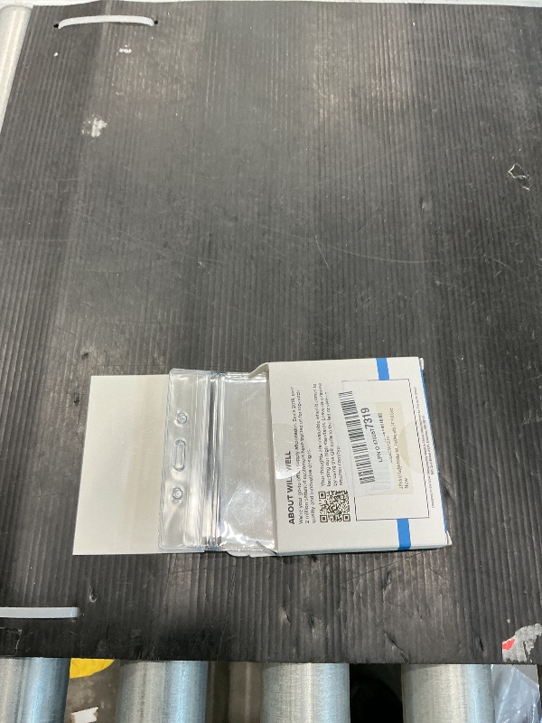 Photo 1 of 2 Pack Id Badge Holder with Clip, Transparent Light Blue Reels with Id Sleeves Set, Clear Id Card Holder Retractable, Horizontal Lanyard ID Holder with Badge Reel, Badge Holders with 24" Pull Cord