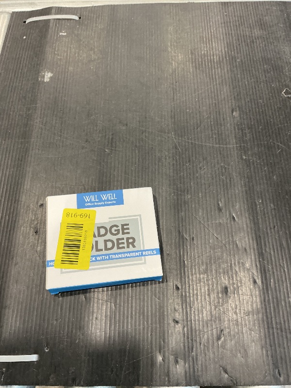 Photo 1 of 2 Pack Id Badge Holder with Clip, Transparent Light Blue Reels with Id Sleeves Set, Clear Id Card Holder Retractable, Horizontal Lanyard ID Holder with Badge Reel, Badge Holders with 24" Pull Cord