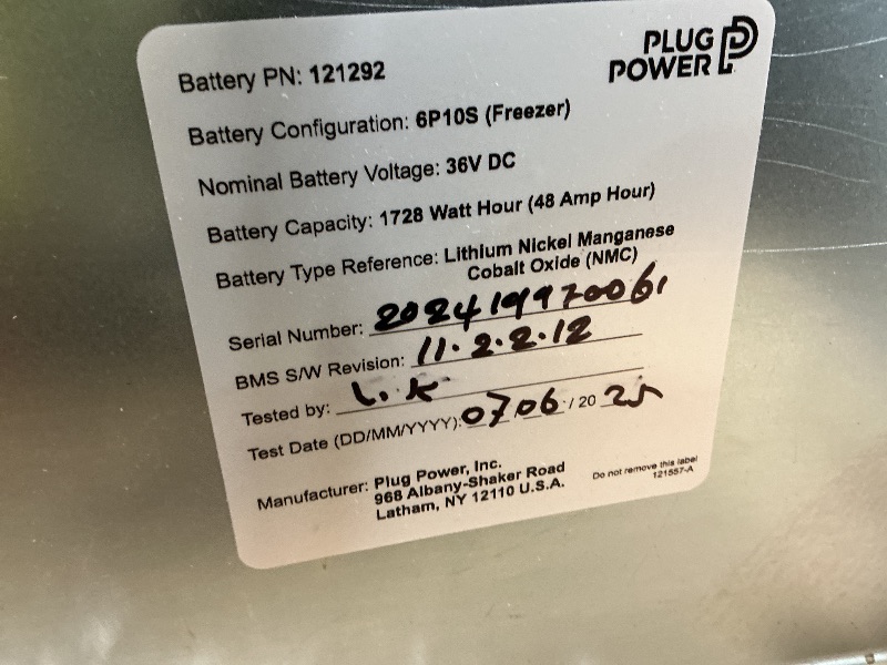 Photo 1 of ***VERY USED*** plug power battery cell possibly for a freezer