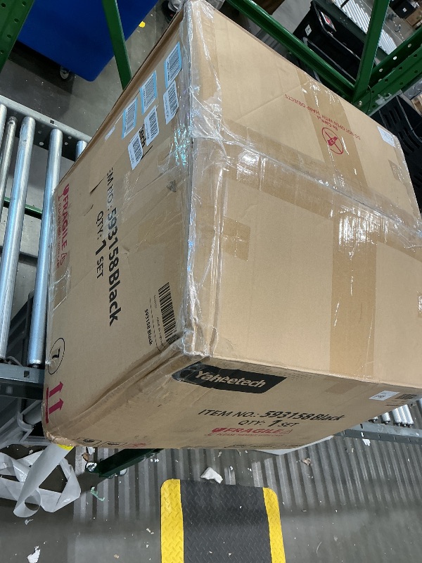 Photo 1 of **MISSING PIECES UNKNOWN**Weture Mid-Century Accent Chair,Modern Linen Fabric Armchair for Living Room,Comfy Upholstered Reading Accent Chairs for Bedroom,Single Sofa Chair with Wood Legs (Dark Grey, 1 Pack)