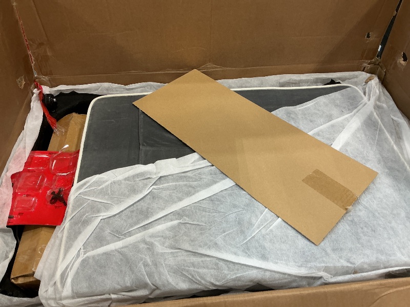 Photo 1 of **ONYL BOX 2, NO BOX 1**Marsail 3-in-1 Convertible Futon Sofa Bed with USB Charging Port & Adjustable Backrest, Velvet Loveseat with Side Pockets, Pull Out Sleeper Couch Suitable for Small Spaces, Grey