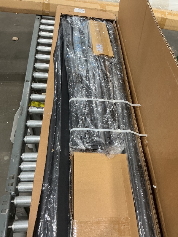 Photo 1 of **MISSING PIECES UNKNOWN**Yaheetech Classic Metal Platform Bed Frame Mattress Foundation with Victorian Style Iron-Art Headboard/Footboard/Under Bed Storage/No Box Spring Needed/Queen Size Black