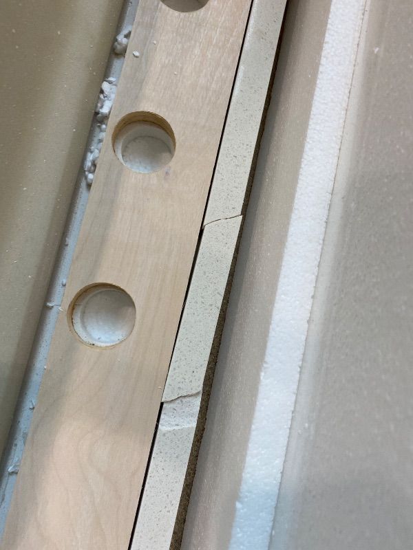 Photo 1 of ***MAJOR DAMAGE*** YITAHOME 48 Inch Floating Vanity with 3 Drawers, Wall Mounted Bathroom Vanity with White Quartz Countertop & Oak Veneer, Big Space Storage for Modern Bathroom, Black