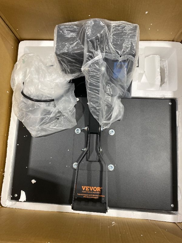 Photo 1 of *MINOR DAMAGE - USED*
VEVOR Heat Press 16x24, 1700W Power Heat Press Machine, Fast Heating, High Pressure Heat Press Machine for T-Shirt, Digital Industrial Sublimation Printer for Heat Transfer Vinyl, Easy to Use, Black