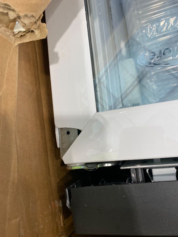 Photo 1 of **MAJOR DAMAGE**
KoolMore 4.5 cu ft Countertop Medical Pharmacy Refrigerator with Emergency Backup Battery for Temperature Display and Alarm in White, UL Listed (KM-PHR-45C)