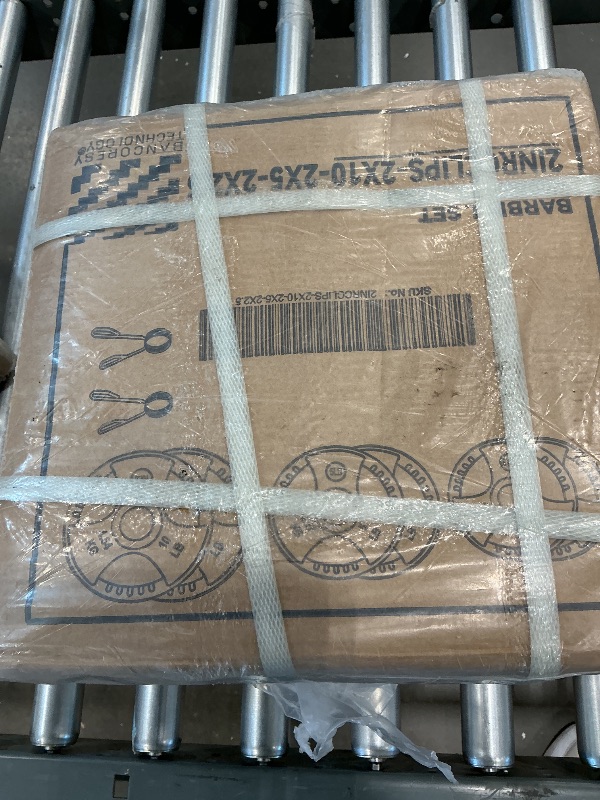 Photo 1 of *PARTIAL SET*
Fitvids 2 Inch Olympic Barbell Weight Plates Set, 255 LB(2.5-45 LB) Barbell Weight Set for Home Gym Strength Training, Double-grip Design