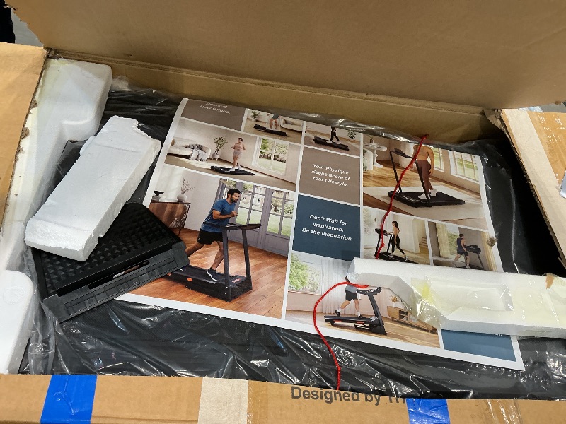 Photo 1 of *MINOR DAMAGE - USED*
THERUN Walking Pad, 2 in 1 Foldable Treadmills for Home, 2.5HP Under Desk with Handle Bar, 16" Widened Running Belt, with Remote Control