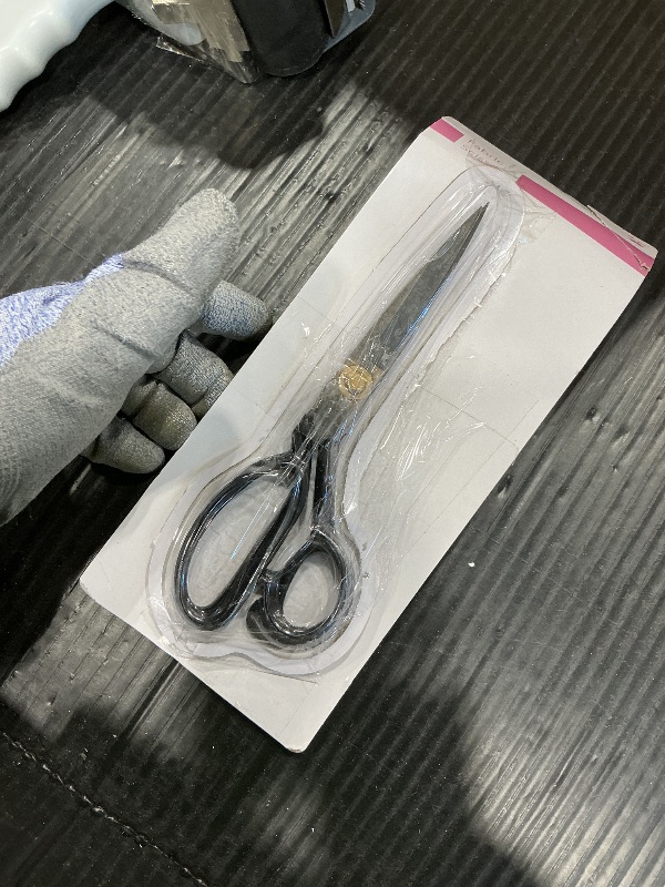 Photo 1 of ***MINOR DAMAGE*** Mr. Pen- Fabric Scissors, 8-inch Black Premium Tailor Scissors, Sewing Scissors for Fabric Cutting, Fabric Cutter, Fabric Shears, Fabric Scissors Professional, Heavy Duty Scissors Heavy Duty