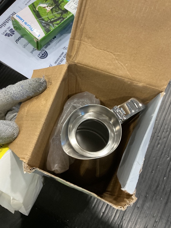 Photo 1 of *MISSING PARTS - Missing the lid*
Natier Premium Stainless Steel Coffee & Tea Server, 1L Tabletop Thermal Carafe with Double-Wall Insulated Body