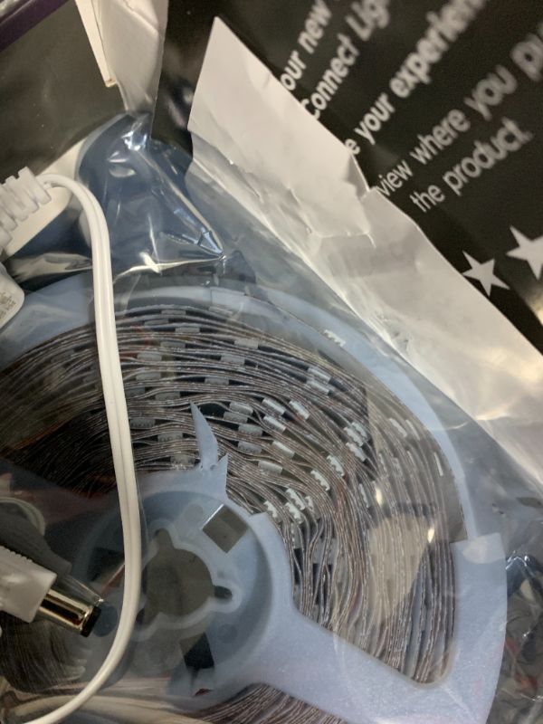 Photo 1 of ***This package is damaged.**GE Cync Smart LED Strip Light, Color Changing Room Decor LED Light Strip, Works with Alexa and Google Home, Matter Compatible, LED Lights for Bedroom, Millions of Colors and White Tones, 32 Feet