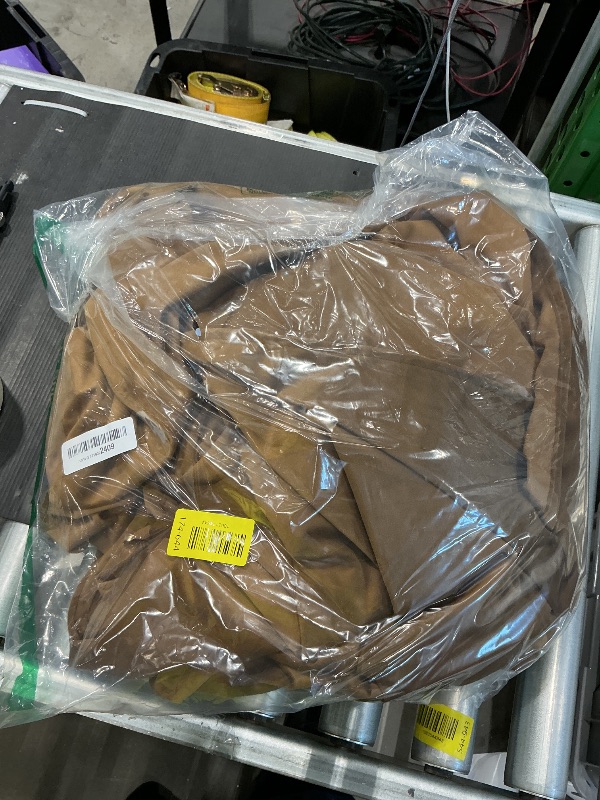 Photo 1 of *USED*
StangH Back Tab Room Divider Curtains Luxury Gold Brown Velvet Blackout Thermal Insulated Window Drapes for Sliding Door Living Room Halloween Home Decor, W100 x L108, 1 Panel