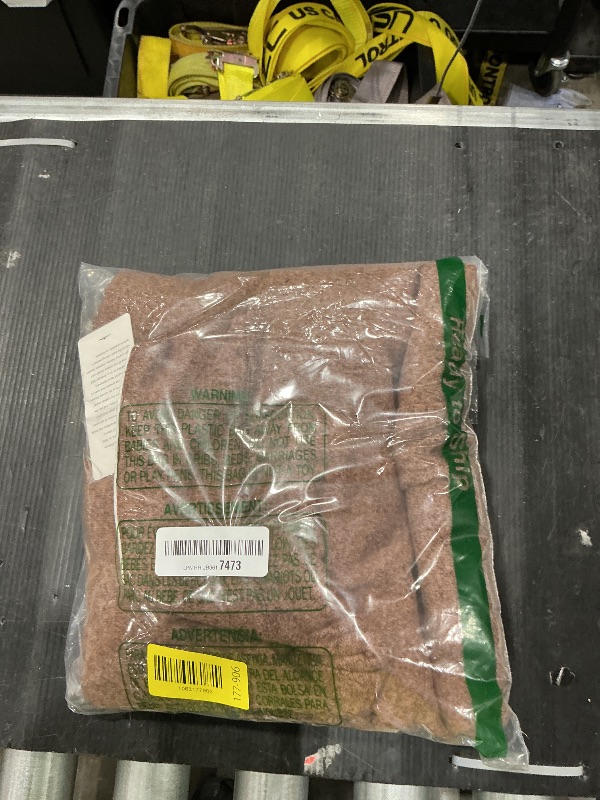 Photo 1 of *MINOR DAMAGE - USED*
LILLUSORY Women's Long Sleeve Pajama Set - Soft Button-Down Top & Comfortable Drawstring Pants with Pockets Chocolate Brown L