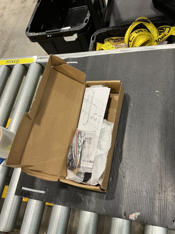 Photo 1 of 10" Arch Keyed MPL Hinged Patio Door Active Handleset Trim Compatible with Ashland, Marvin, Milgard & Jeld-Wen French Doors, 3-5/8" Handle PZ, 7-1/4" H.C., Non-Handed, Matte Black