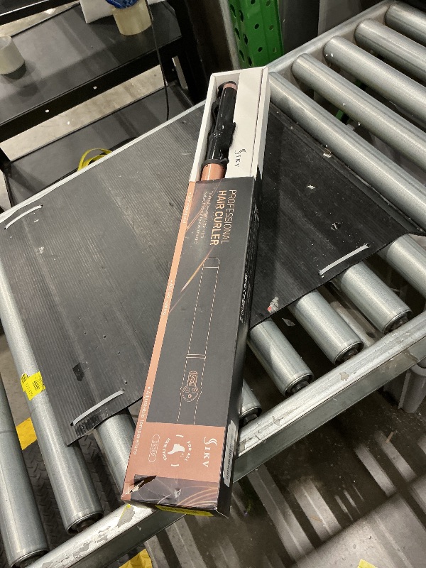 Photo 1 of 1 1/2 Inch Large Curling Wand for Long Hair, Dual Voltage Hair Curling Iron Wand Ceramic Extra Long Barrel,10 Adjustable Temp