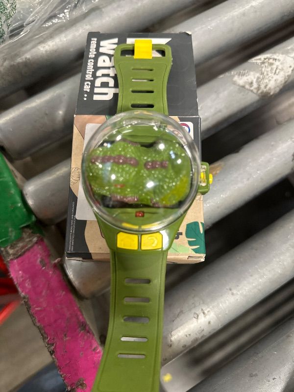 Photo 1 of **MISSING PARTS**2023 Remote Control Car Watch Toys with LED Light,2.4 GHz Mini Racing Cars Wrist Toy for Kids Adults,RC Small Car Interactive Outdoor Game Easter Halloween Birthday Gifts,Dinosaur
