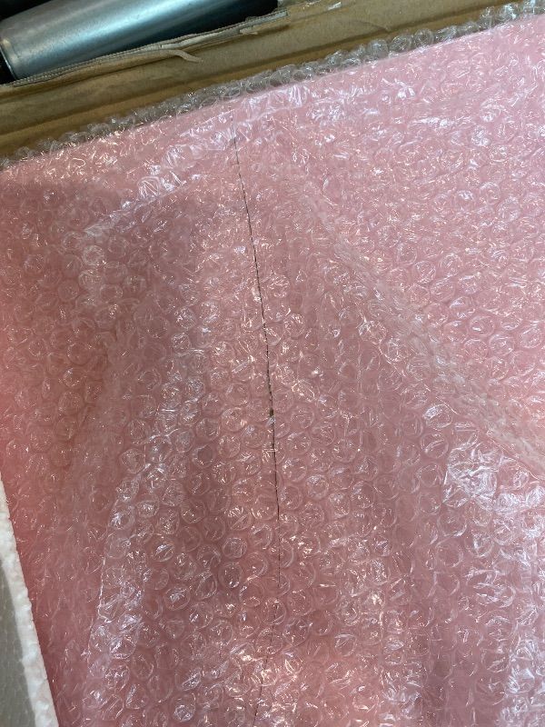 Photo 1 of ***MAJOR DAMAGE*** Lap Desk with Storage Drawer, Holders for Cup and Tablet, Tray Table with Foldable Legs, Laptop Bed Stand, Portable Standing Table for Sofa Couch Floor (23.6", Pink)