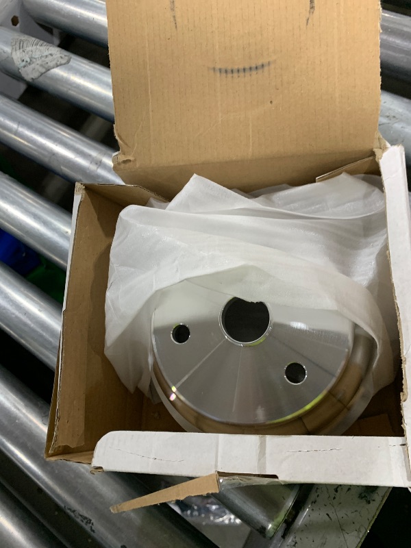 Photo 1 of 1 PC SHLPDFM Crankshaft Pulley Billet Aluminum 1 Groove Long Water Pump Pulley Compatible with Chevy SBC 265 283 305 327 350 383 400 Engines