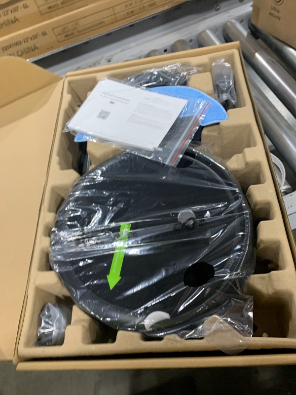 Photo 1 of + 360 C50 Robot Vacuum and Mop, 2600 Pa, Zigzag Cleaning, Scheduled Cleaning, Edge, Spot, Deep Cleaning, Compatible with Alexa and Google Assistant, Black