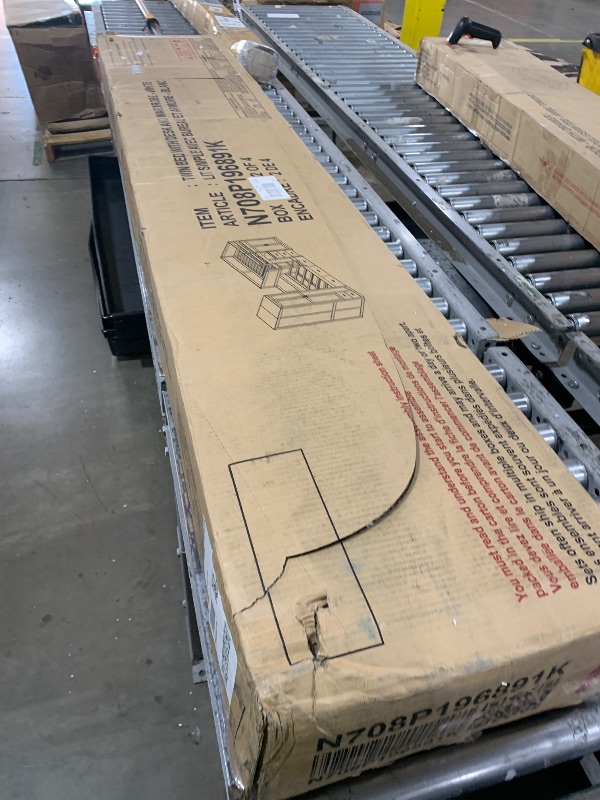 Photo 1 of ****INCOMPLETE SET**** Merax Wooden Bunk Bed with Wardrobe, Desk, Storage Cabinets and Drawers, Twin Over Twin Wood Bed Frame & Trundle for Kids Teens Adults, Space Saving Design, No Box Spring Needed, White