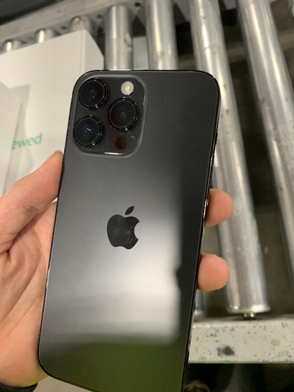 Photo 1 of ++++PASSCODE LOCKED+++ Apple iPhone 14 Pro Max, 128GB, Space Black - Unlocked (Renewed)