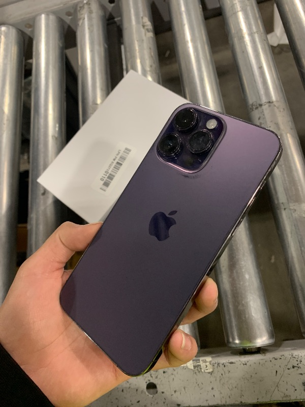Photo 1 of ++++NOT FUNCTIONAL SOLD FOR PARTS ONLY+++++++ Apple iPhone 14 Pro Max, 128GB, Deep Purple - Unlocked (Renewed)