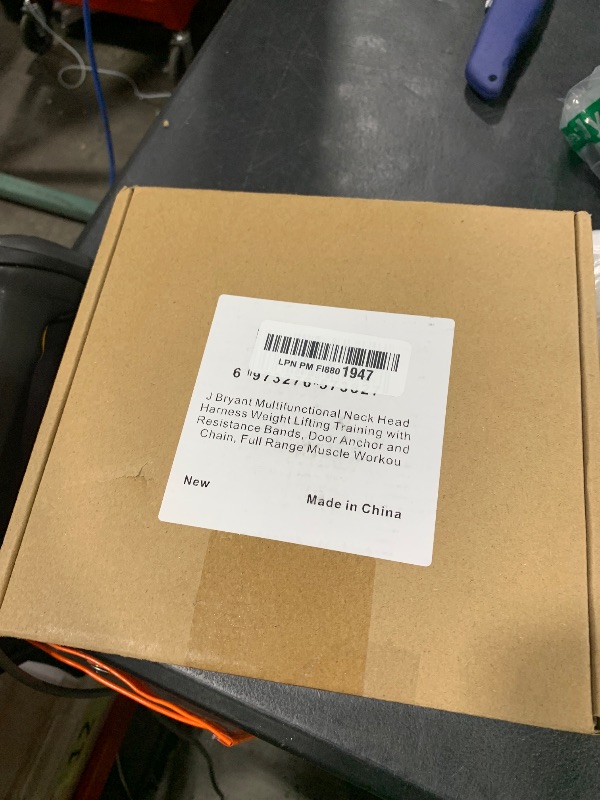 Photo 1 of *MISSING PIECES** J Bryant Multifunctional Neck Head Harness Weight Lifting Training, Door Anchor and Chain, Full Range Muscle Workout