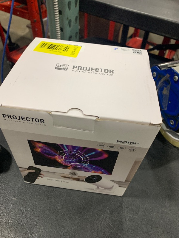 Photo 1 of ?Electric Focus?Mini Portable Projector with 4K Support, Bluetooth 5.4 WIFI6, 5watt Sound Base Speaker, 260 ANSI, Android 11, 210° Rotation , Auto Keystone Correction Video Projector HY300 PLUS