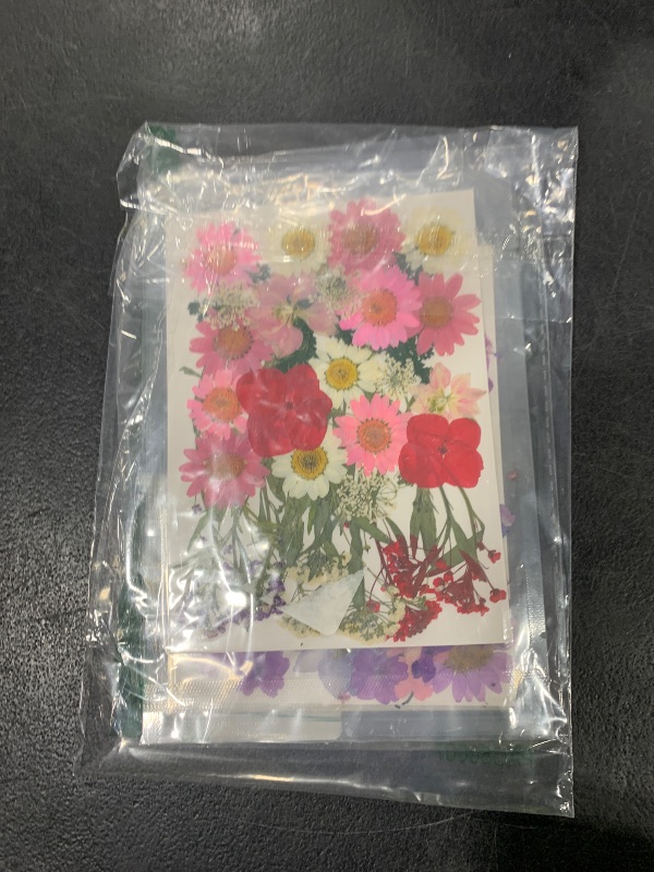 Photo 1 of 140 Pcs Dried Pressed Flowers for Resin, Real Pressed Flowers Dry Leaves Bulk Natural Herbs Kit for Scrapbooking DIY Art Crafts, Epoxy Resin Jewelry Molds, Candle, Soap Making, Nails Décor