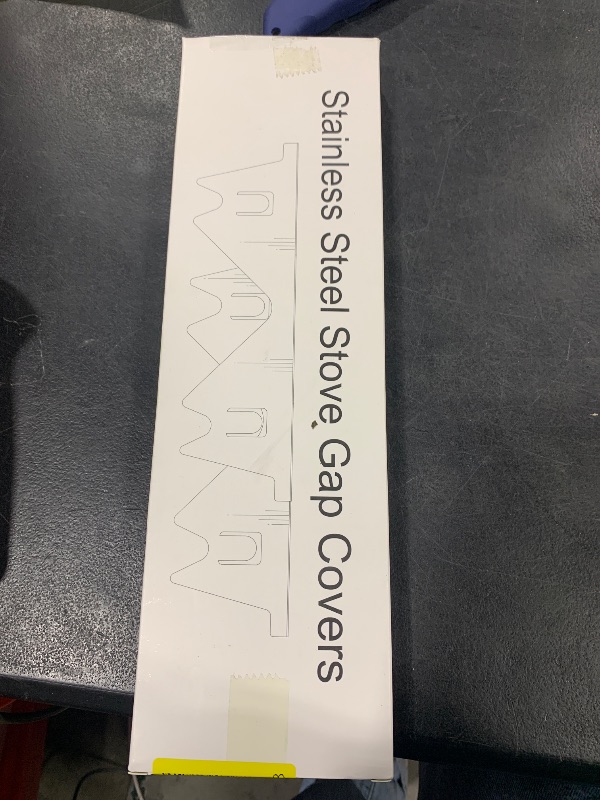 Photo 1 of 2Pack Stainless Steel Stove Gap Covers, COITEK Adjustable Stove Counter Gap Filler Between Counter for Countertop Black Metal Heat Resistant Retractable Length 13.8" To 27.5", Width 0.79"