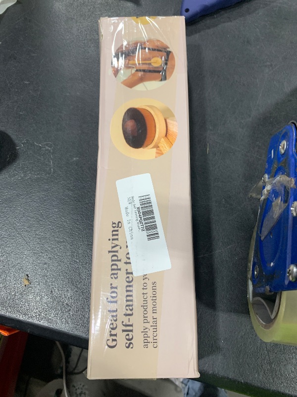 Photo 1 of 5 in 1 Self Tanning Mitt Self Tanner Brush Back Applicator Large Body and Face Self Tanner Mitt Tanning Glove Blending Makeup Brush for Fake Tan, Lotion, Makeup, Sunscreen