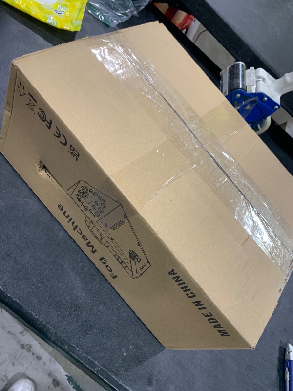 Photo 1 of 1200W Fog Machine Halloween Outdoor with 18 LED Lights 6000CFM Smoke Machine Fog Indoor with Remote for Wedding Party DJ Disco Stage