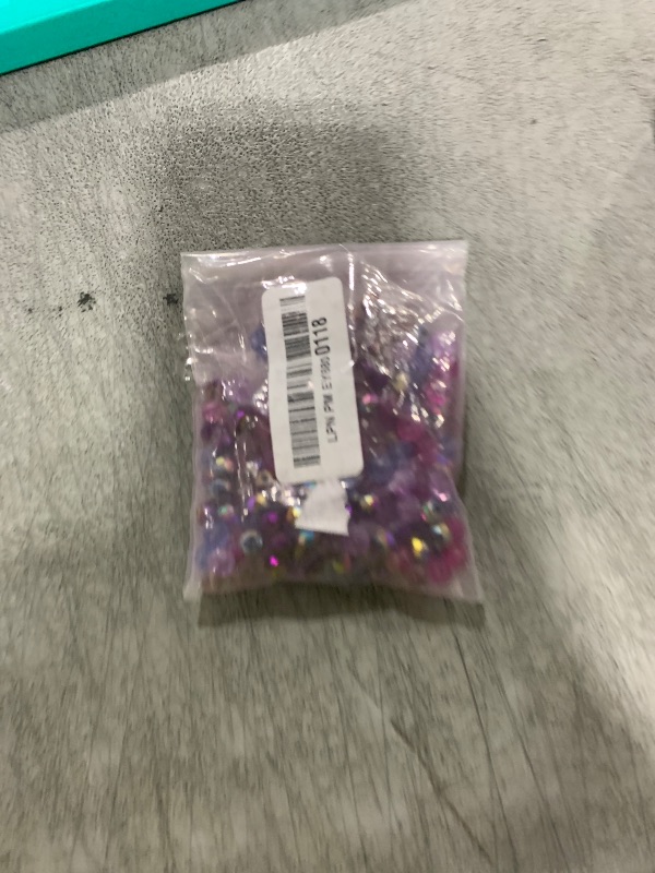 Photo 1 of 200PCS 8mm Crystal Glass Facted Round Beads for Jewelry Bracelet Making, Purple Series Briolette Glass Spacer Beads with Hole for Crafts, Loose Gemstones for Ornaments Wind Chimes Suncatcher Making