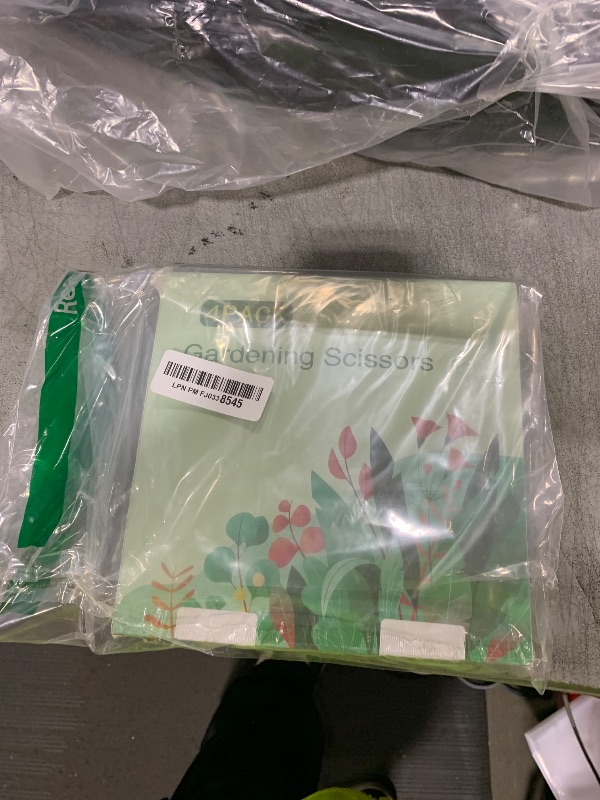 Photo 1 of 4PACK Pruning Shears, Stainless Steel Garden Shears, Sharp Handhled Gardening Scissors, Bypass & Straight Blade Garden Clippers for Plants, Flowers, Fruits Trees, Gardening Gifts for Women & Men