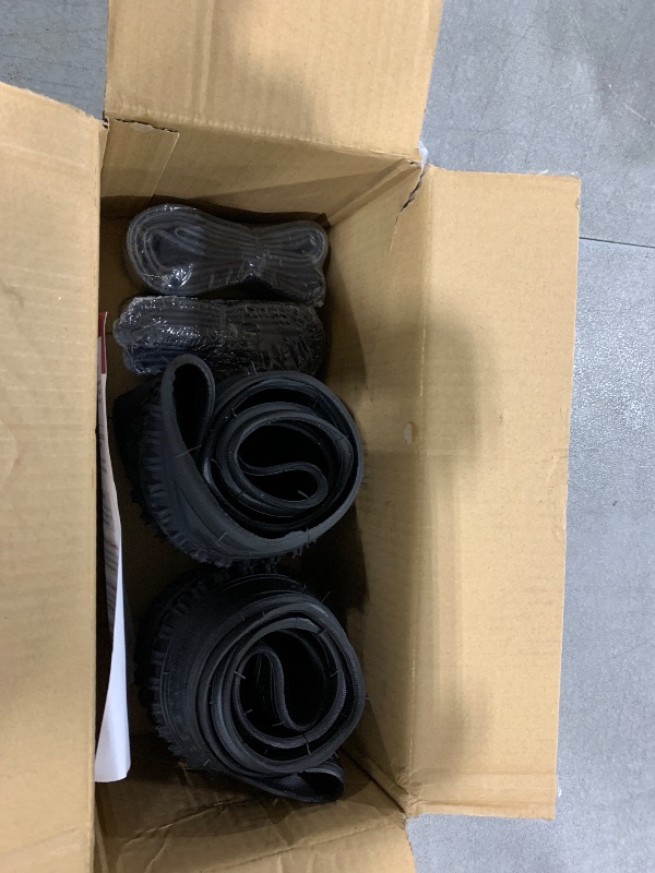 Photo 1 of 20-inch Mountain Bike Tires Set: Hycline 2-Pack 20x2.125 inch (57-406mm) Folding Replacement Puncture-Resistant Bicycle Tires and Pair 20-inch Inner Tubes with Tire Levers for MTB Off-Road Bike