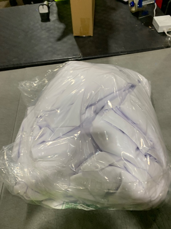 Photo 1 of 10 Pack White Table Cloth Rectangle Table Cloths for 8 Foot Rectangle Tables 60 X 126 Inch Washable Polyester Table Covers, Reusable & Wrinkle Resistant for Weddings, Parties, Events, and Everyday Use