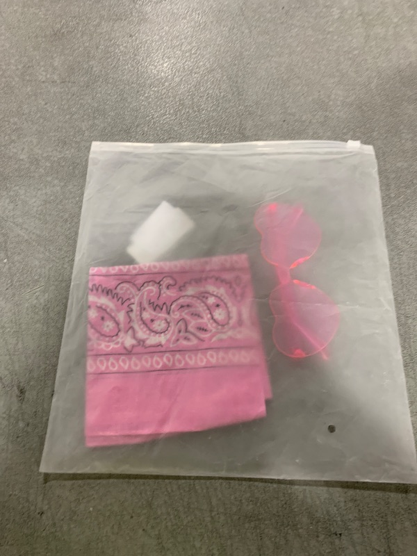 Photo 1 of ***Glasses and Bandana Only****
Haysandy Cow Print Cowboy Hat Cowgirl Costume Accessories Set Cowgirl Hat Heart Sunglasses and Bandana for Halloween(LED Light) Pink