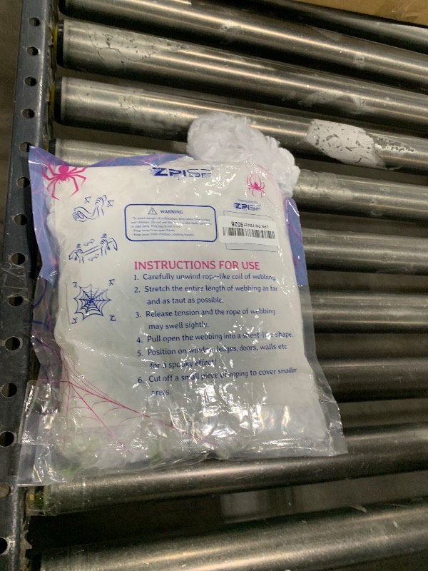 Photo 1 of 1000 sqft Spider Webs Halloween Decorations Bonus with 30 Fake Spiders, Super Stretch Cobwebs for Halloween Indoor and Outdoor Party Supplies