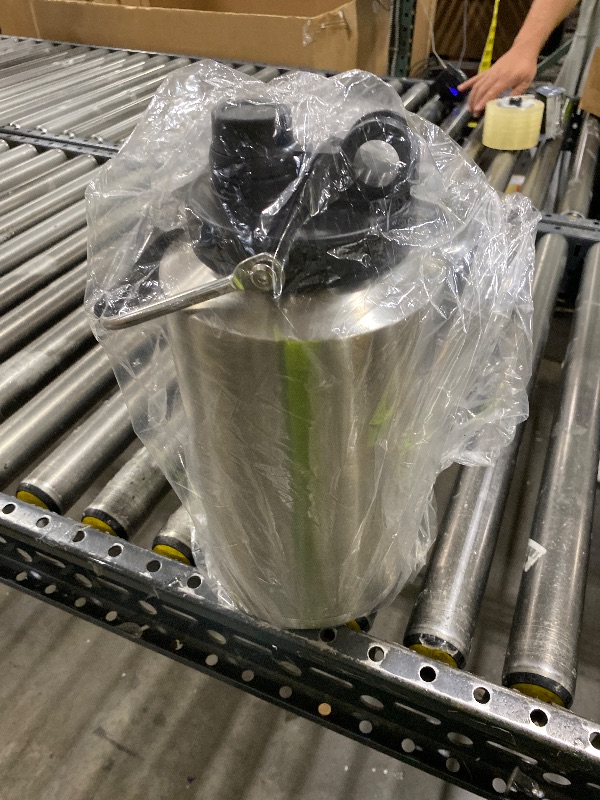 Photo 1 of 1 Gallon Water Jug Bottle Insulated, 128oz Stainless Steel Water Bottle Wide Mouth