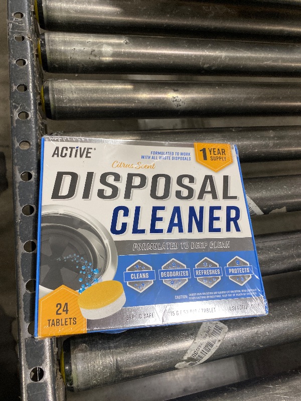 Photo 1 of Garbage Disposal Cleaner Deodorizer Tablets - 24 Pack, New Powerful XL Foaming Tablet - Fresh Citrus Foam Sink Garburator Disposer Freshener, Natural Kitchen Drain Cleaning Care 