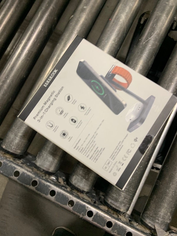 Photo 1 of [Qi2 Certified ] LULULOOK 3 in 1 Charging Station with MagSafe, 15W QI2 Wireless Charger Stand Magnetic Charger for iPhone 17/16/15/14/13/12 Series, AirPods Pro/3/4, Apple Watch with 30W PD Adapter