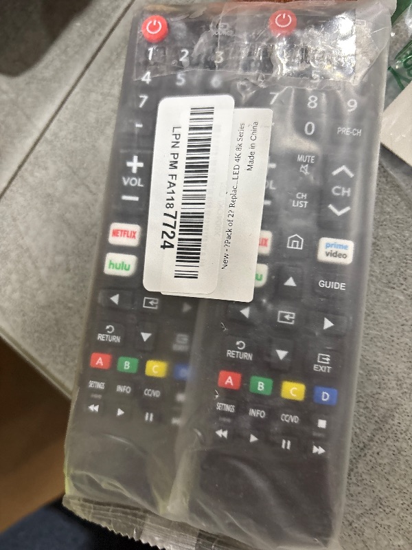 Photo 1 of ?Pack of 2? Replacement for Samsung TV Remote Control, Universal Remote for Samsung Smart TV Frame Crystal UHD OLED QLED 4K 8k Series
