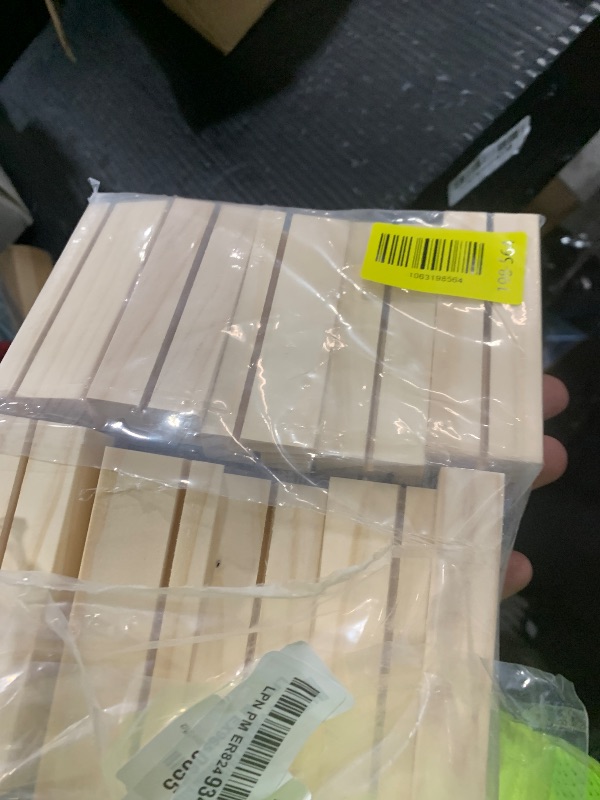 Photo 1 of 10 PCS Wood Place Card Holders, L/T Shape Wood Acrylic Sign Holder, Suitable for Vertical or Slant Back Display in Weddings, Restaurants, Offices